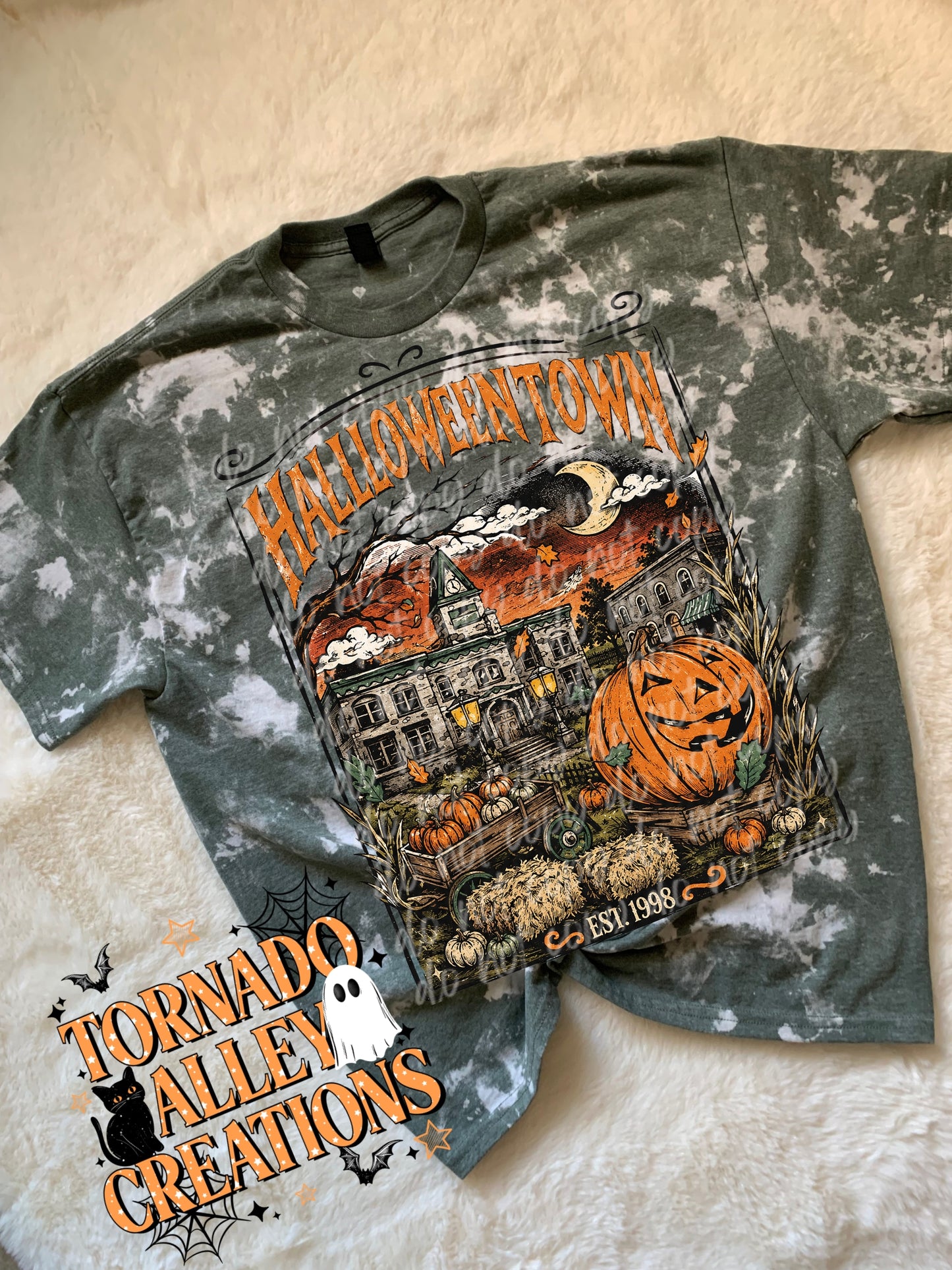 Halloween T Bleached Tee