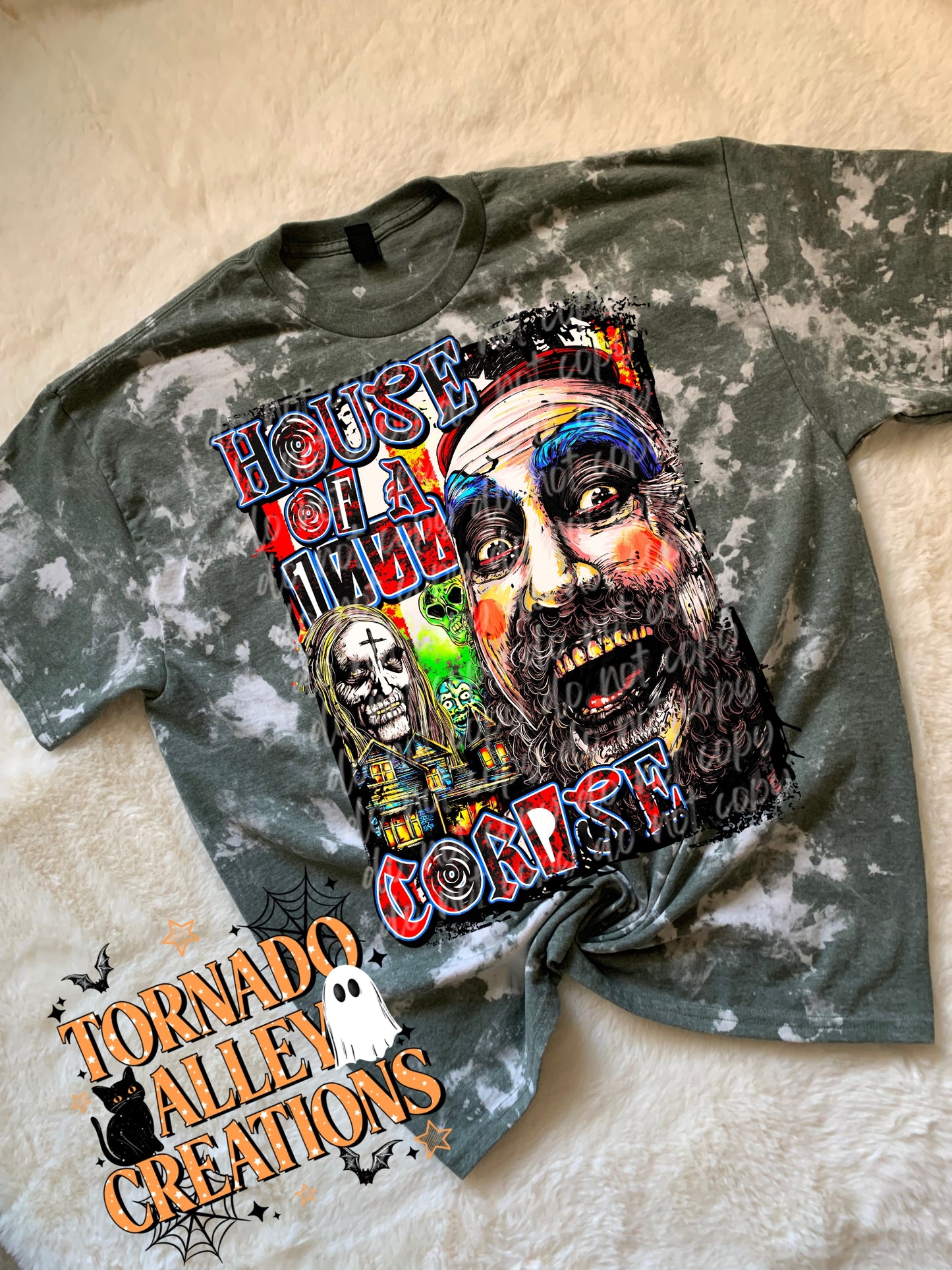 Horror House Bleached Tee