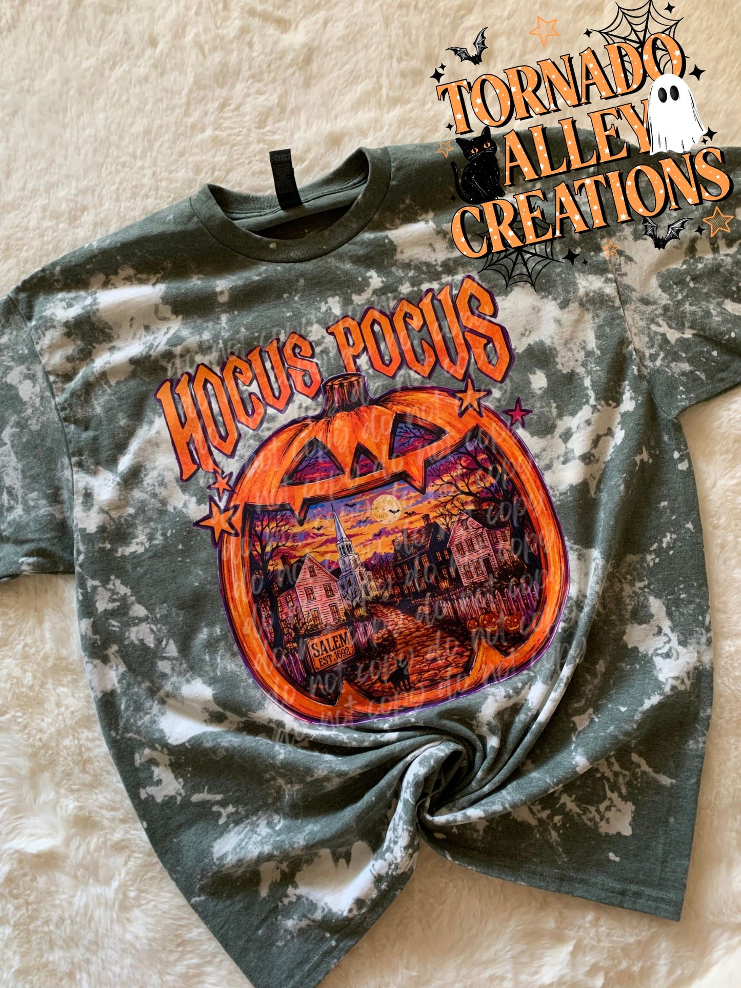 Spooky Witches HP Bleached Tee