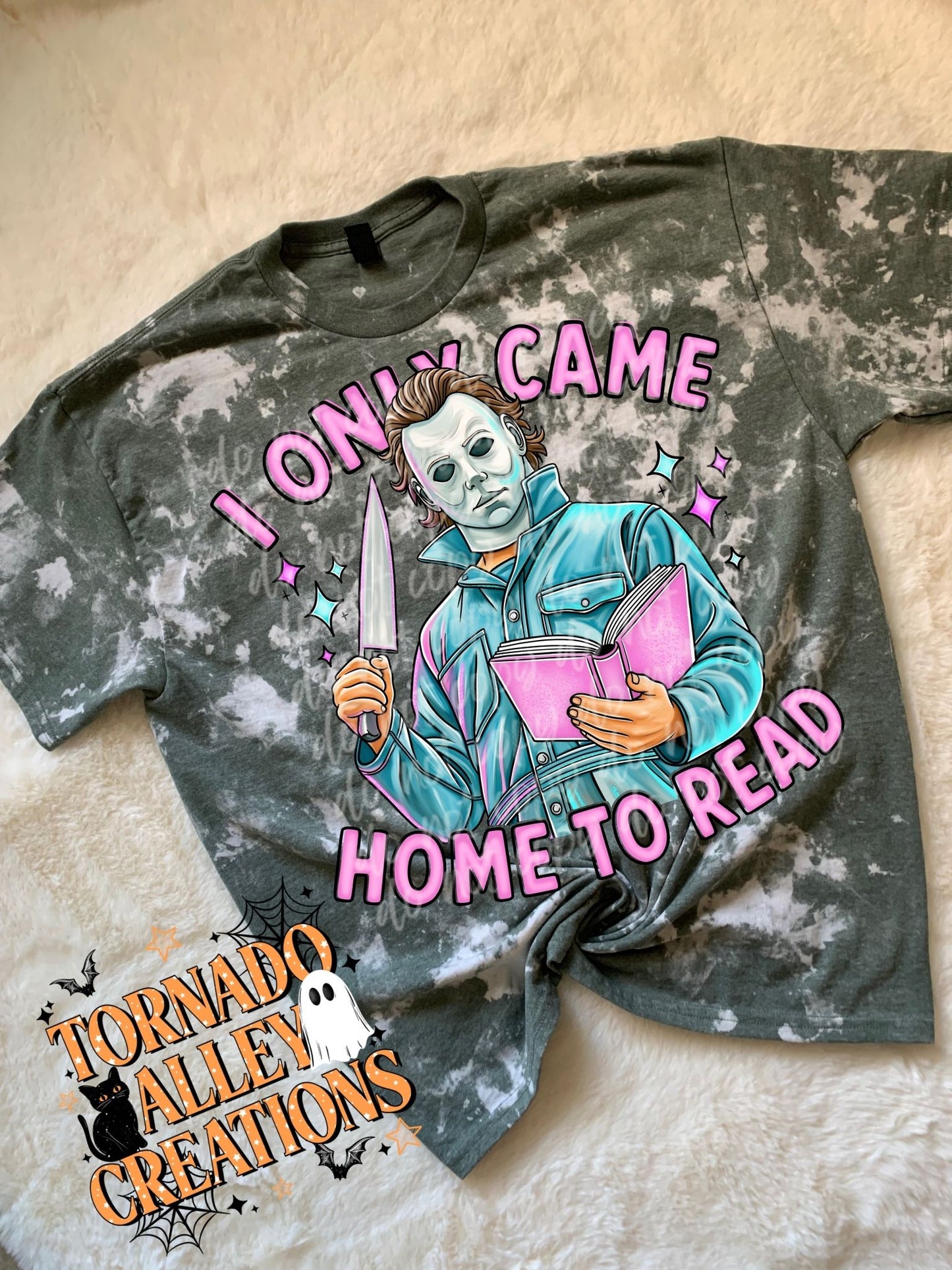 Came Home to Read Bleached Tee