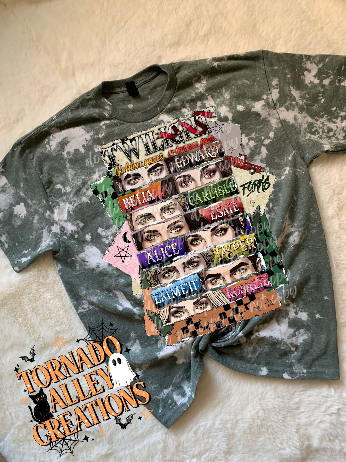 Vampire Bookish Bleached Tee