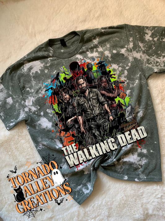 Horror Zombies Bleached Tee