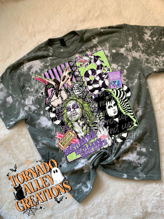 Spooky Beetle Bleached Tee