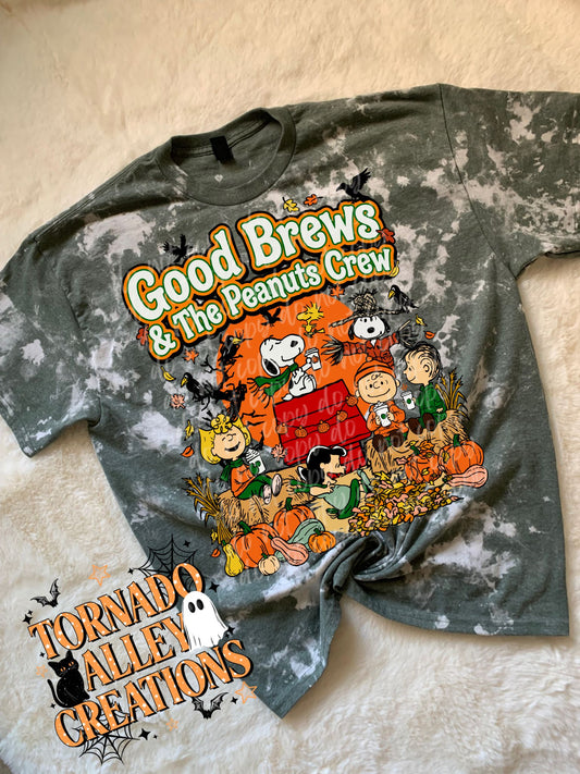 Good Brews Bleached Tee