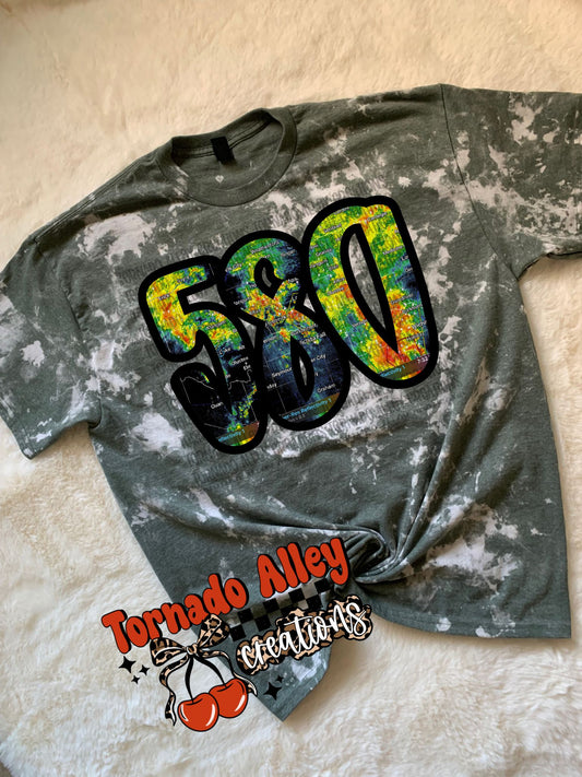 580 Oklahoma Bleached Tee
