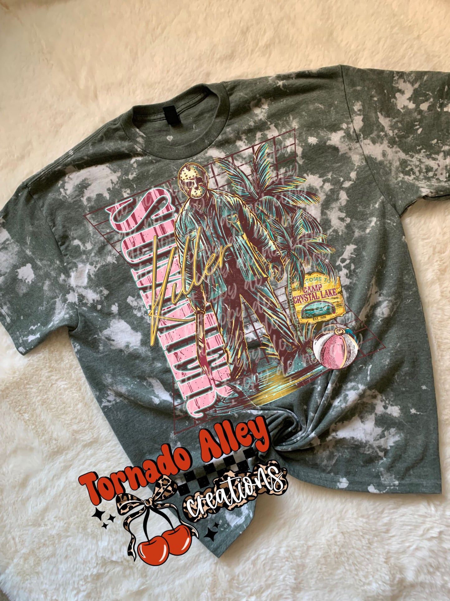 Summer Slasher Bleached Tee