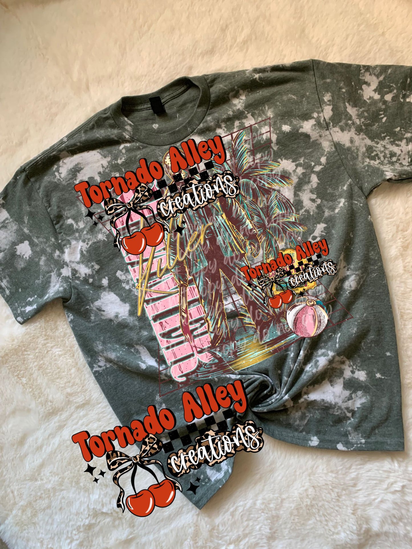 Summer Slasher Bleached Tee