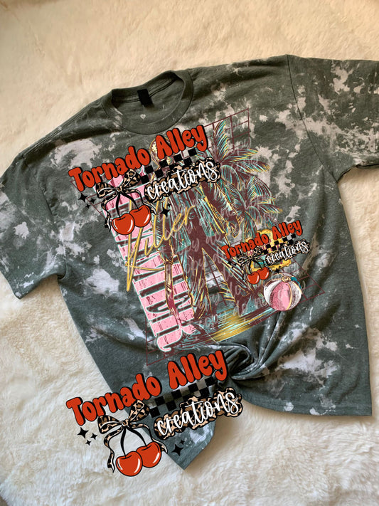Summer Slasher Bleached Tee