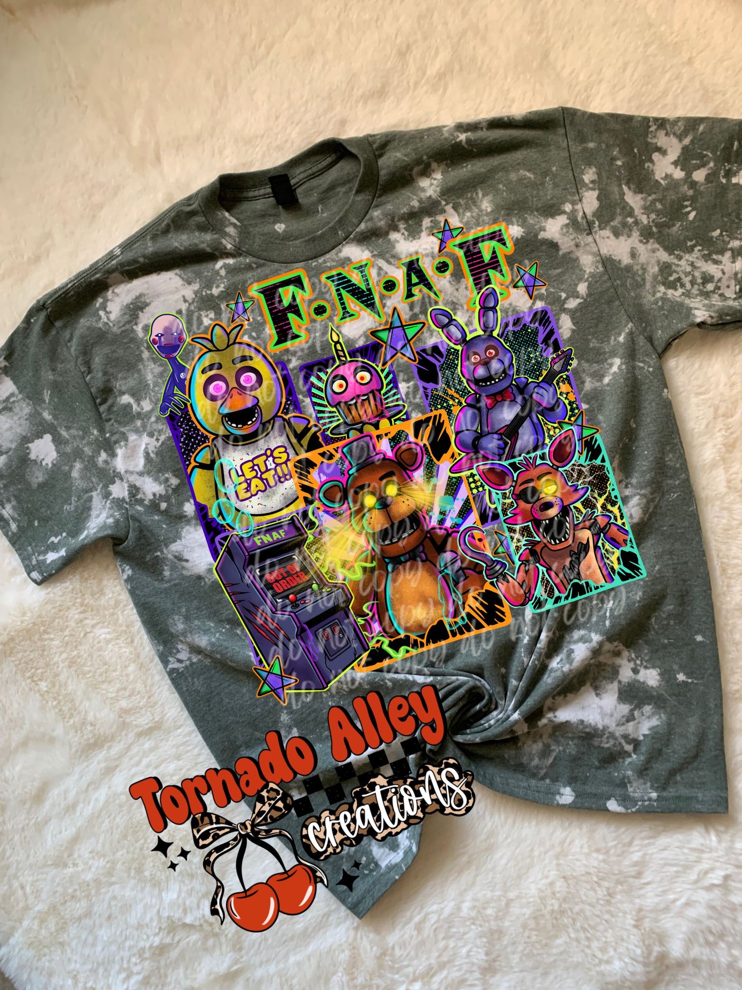 Horror Video Game Bleached Tee