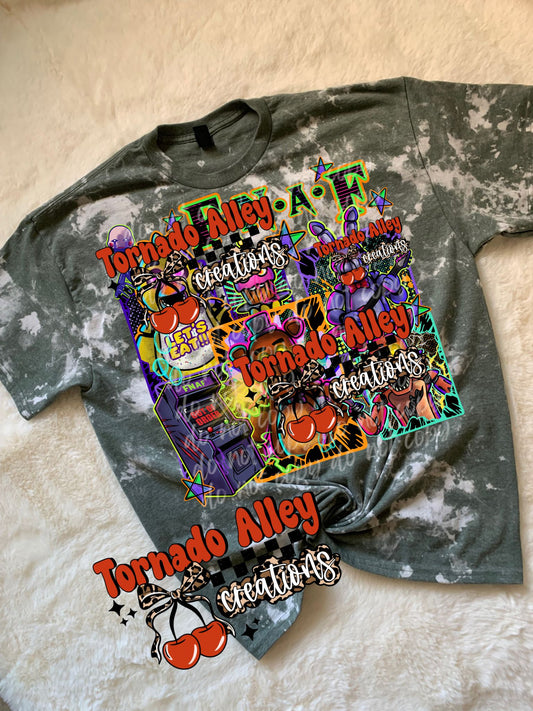 Horror Video Game Bleached Tee