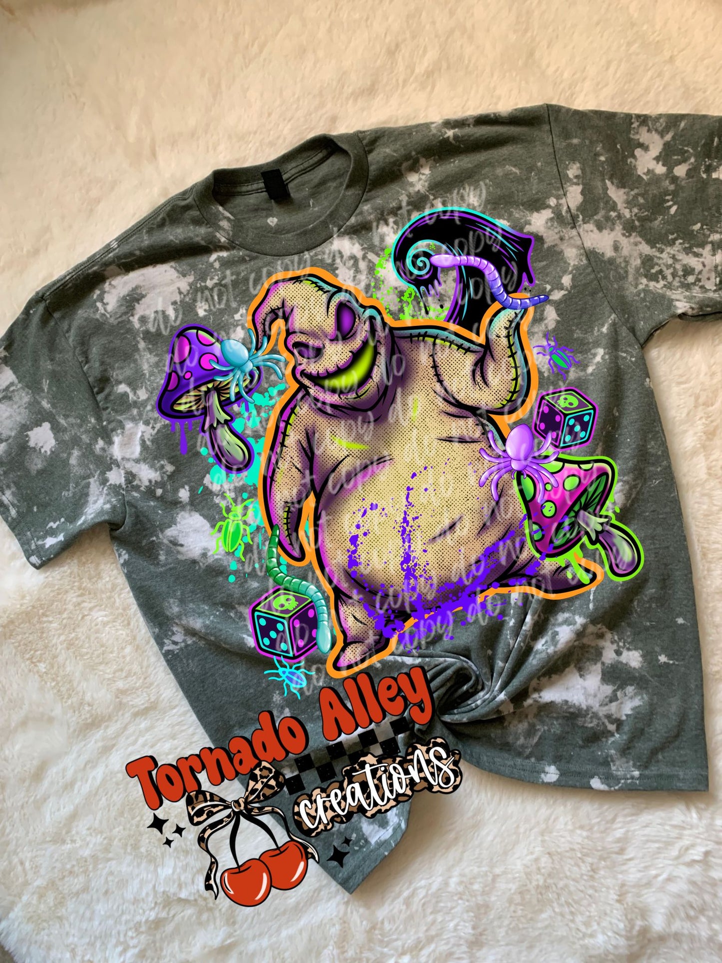 Neon Monsters Bleached Tee