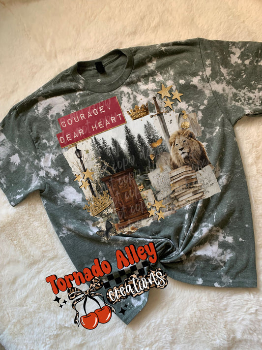 Courage Bookish Bleached Tee