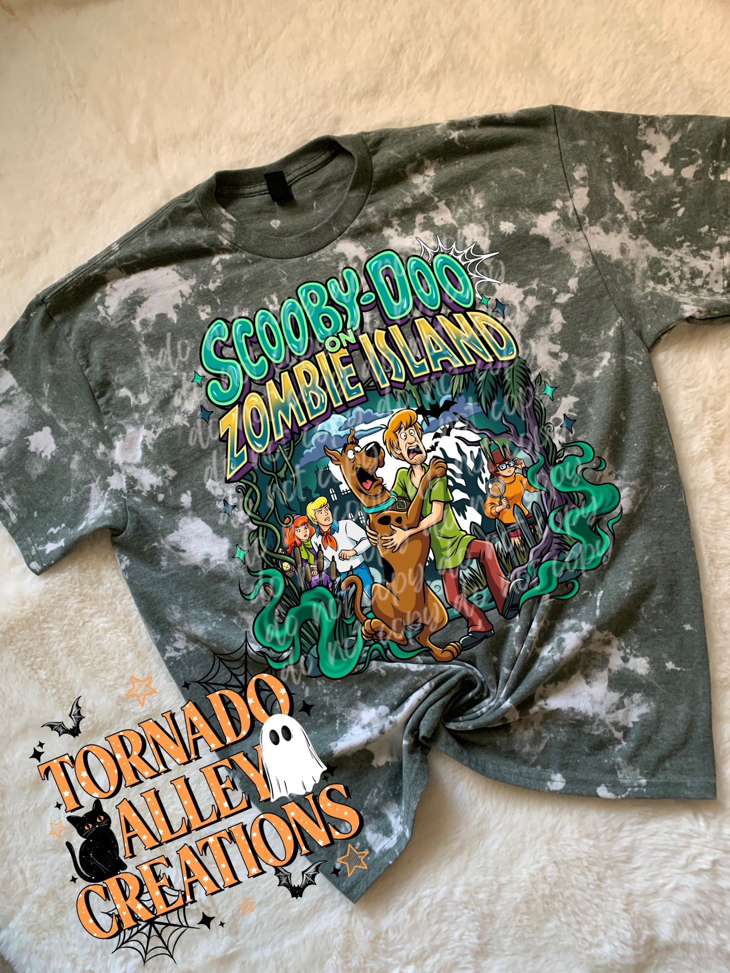 Zombie Island Bleached Tee