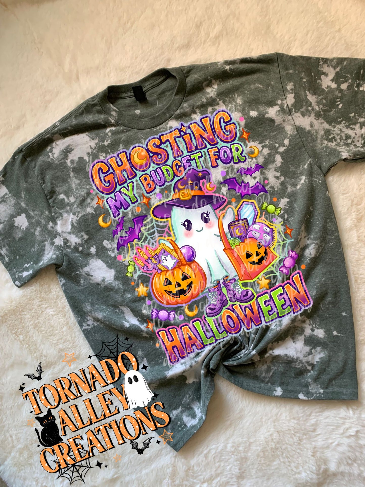 Ghosting My Budget Bleached Tee