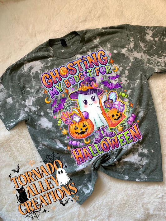Ghosting My Budget Bleached Tee