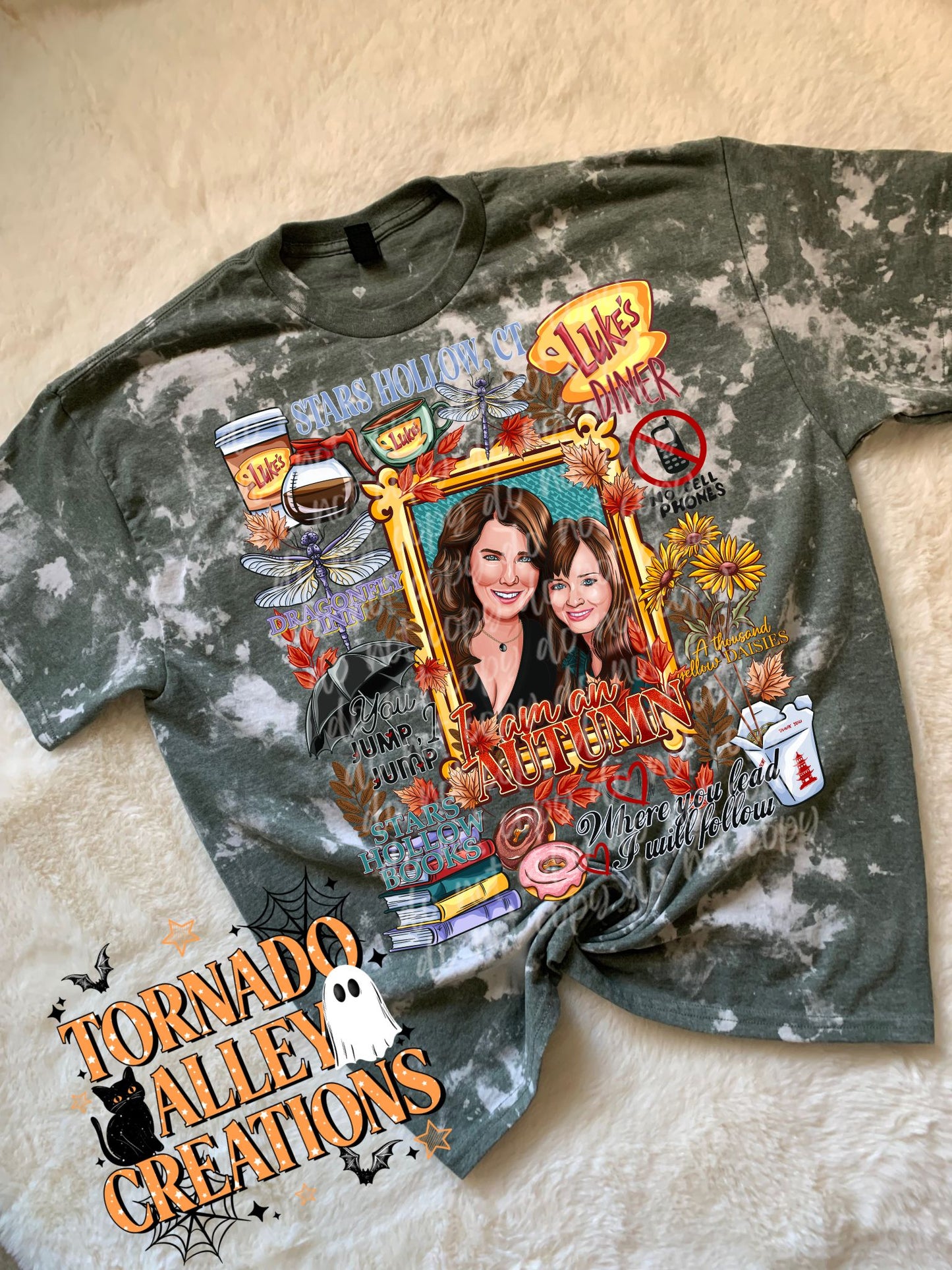 An Autumn Bleached Tee