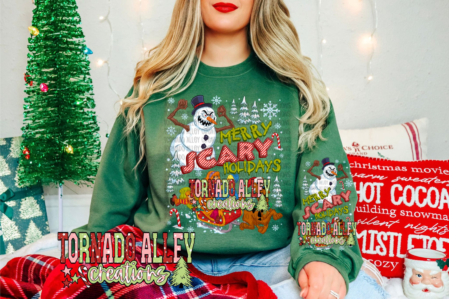 Merry Scary Holidays Crewneck