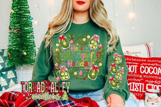 Dill Lightful Holidays Crewneck