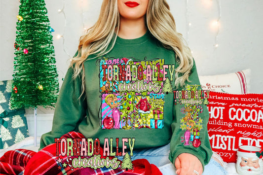 Cute Green Guy Crewneck