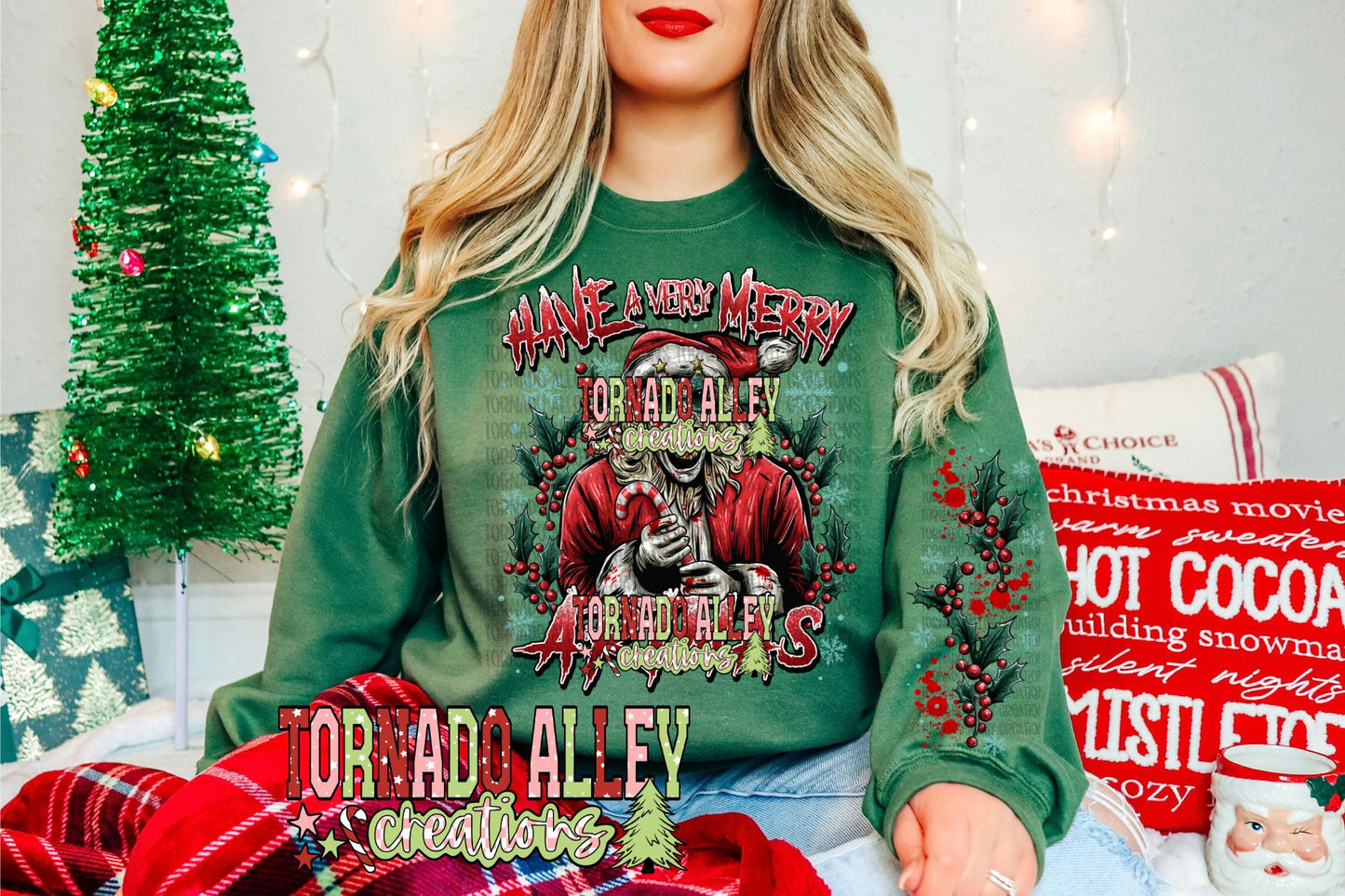 Very Merry Spooky Christmas Crewneck