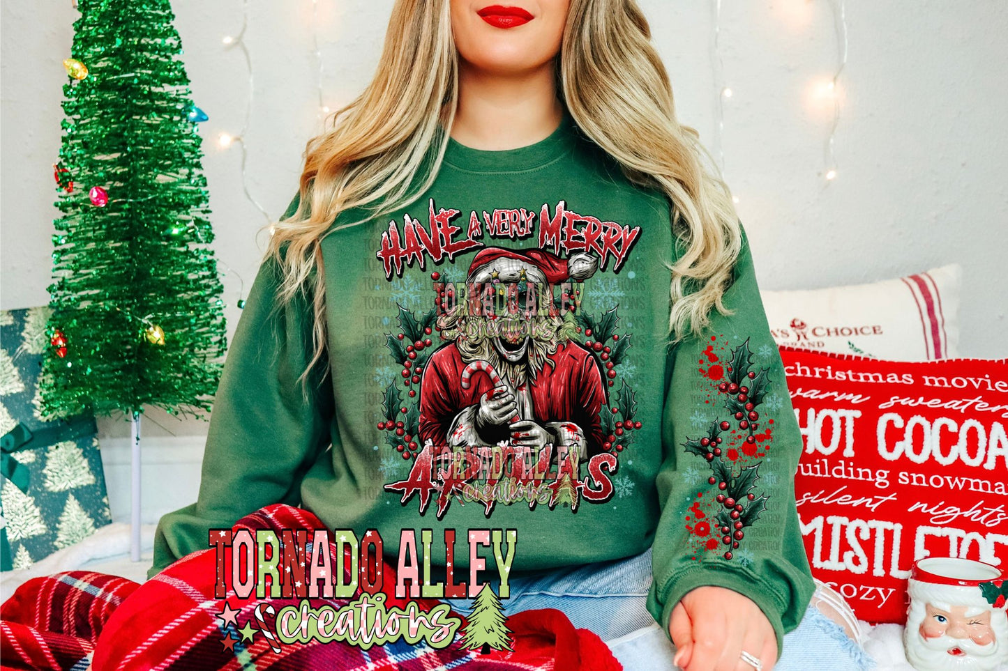 Very Merry Spooky Christmas Crewneck