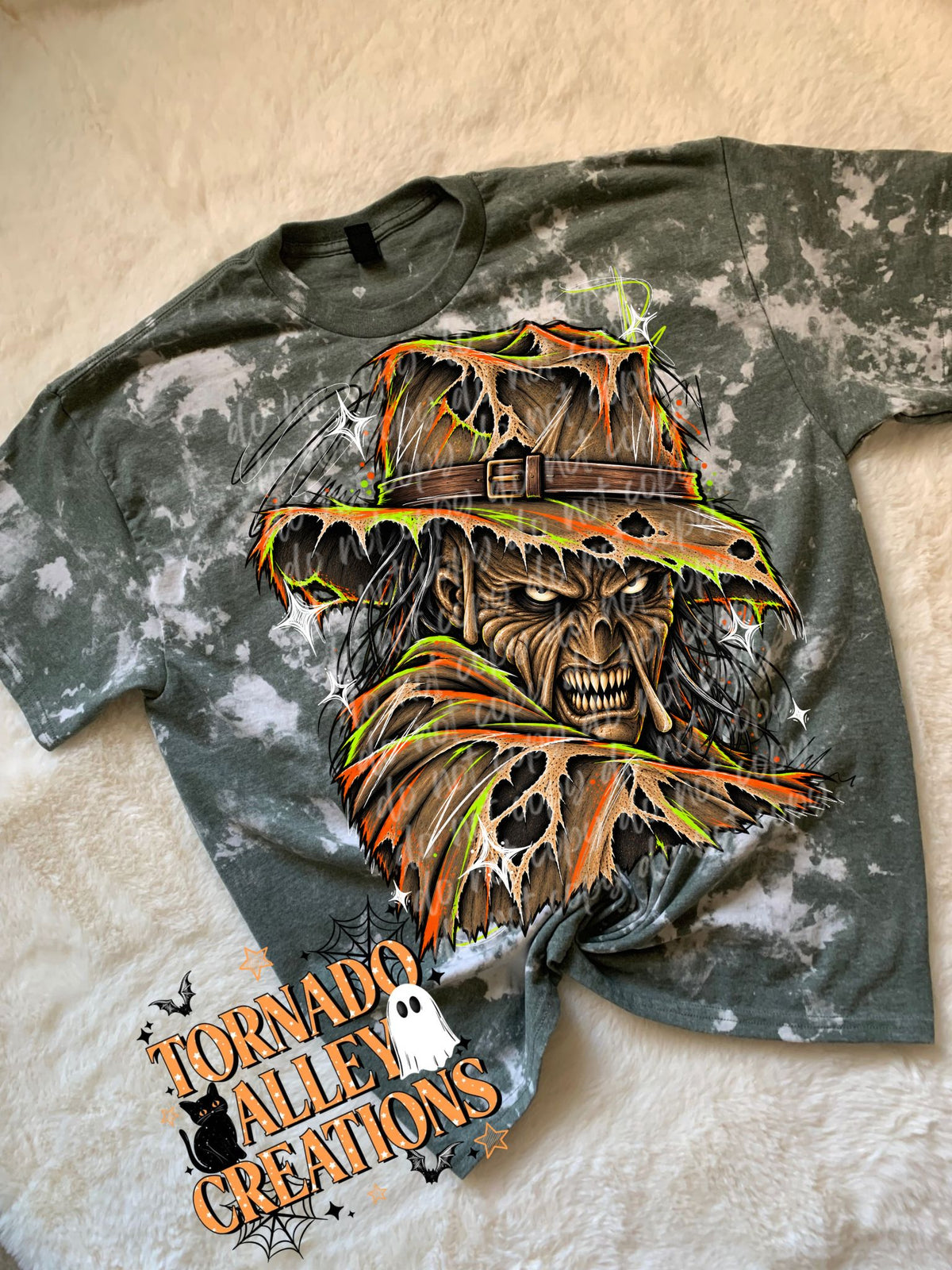 Creeper Sketch Bleached Tee