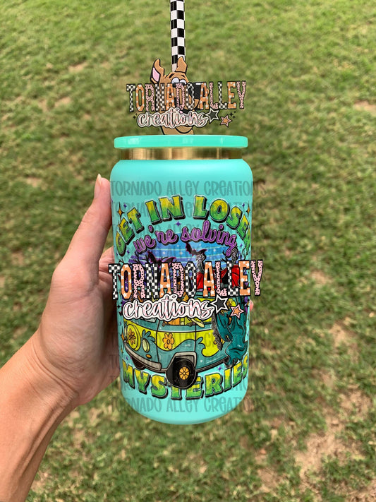 Solving Mysteries 16oz Stainless Steel Can