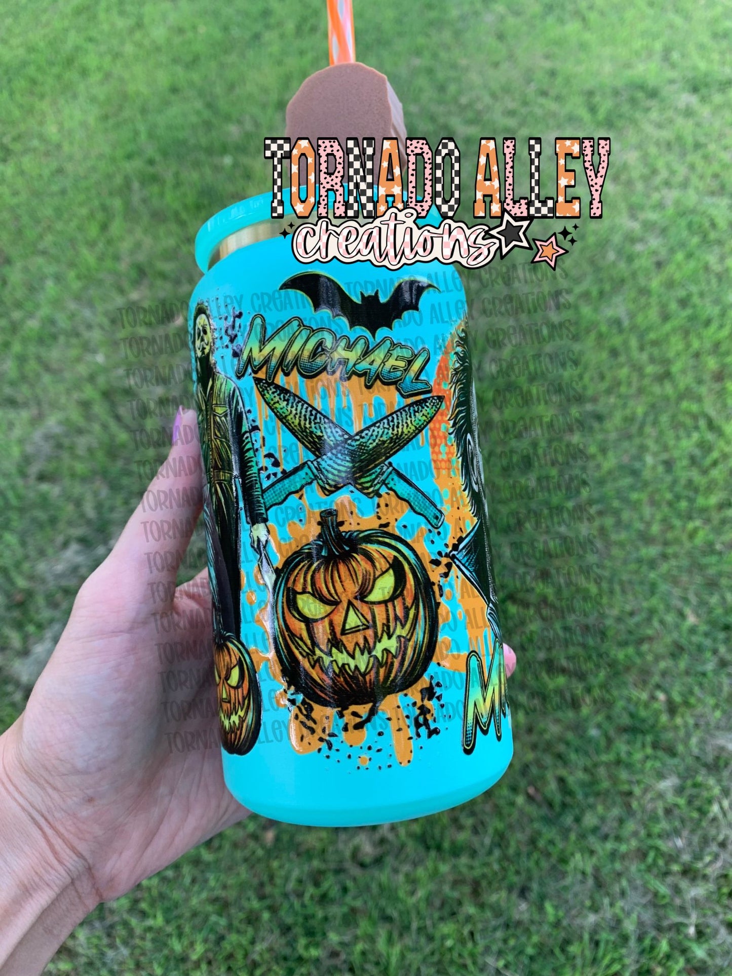 Horror Halloween Stainless Steel 16oz Can
