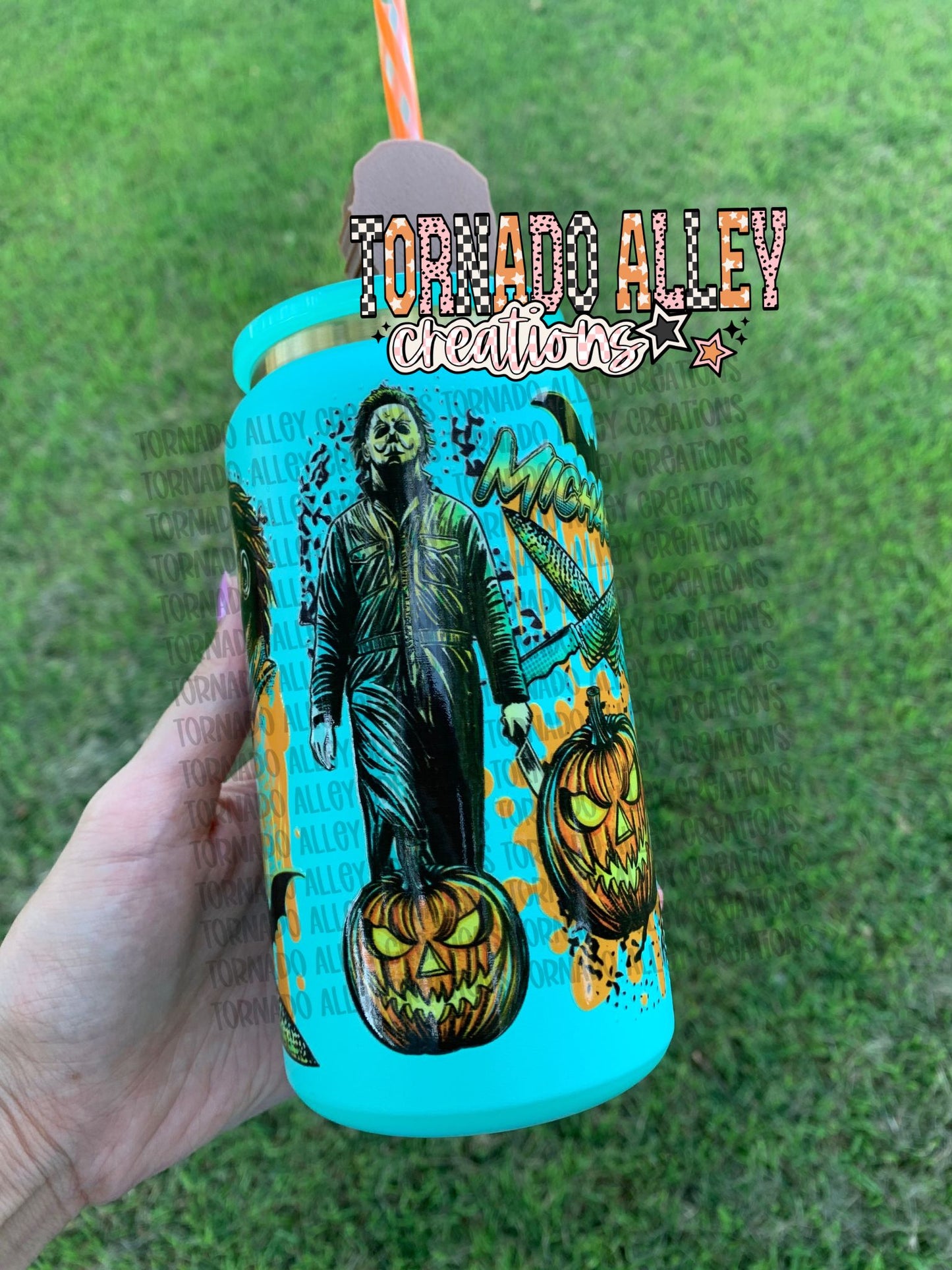 Horror Halloween Stainless Steel 16oz Can