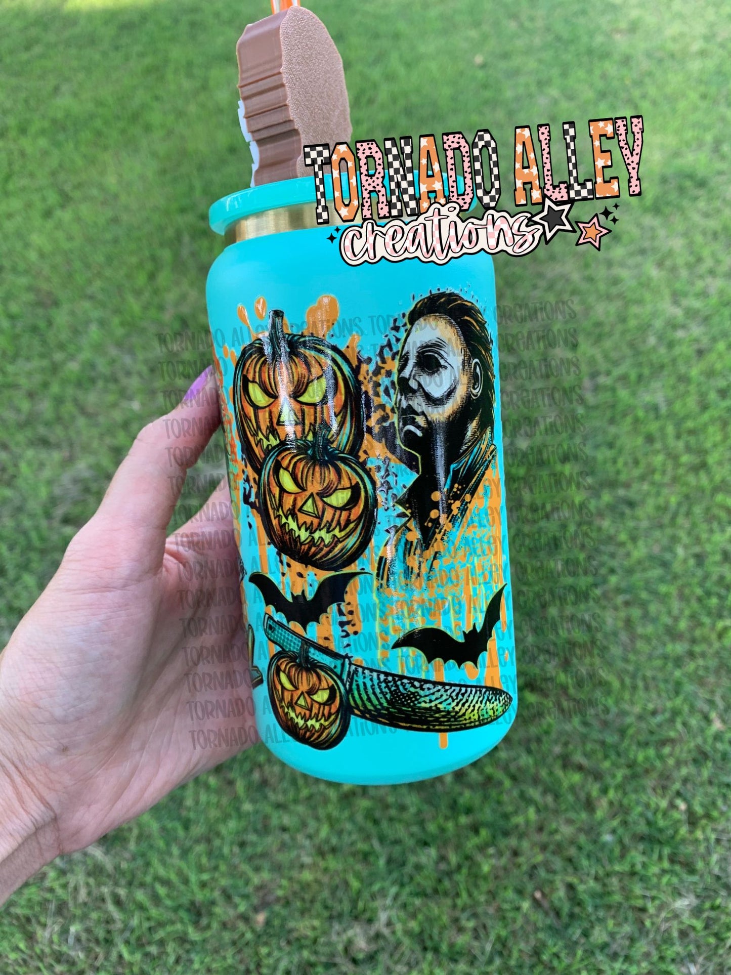 Horror Halloween Stainless Steel 16oz Can