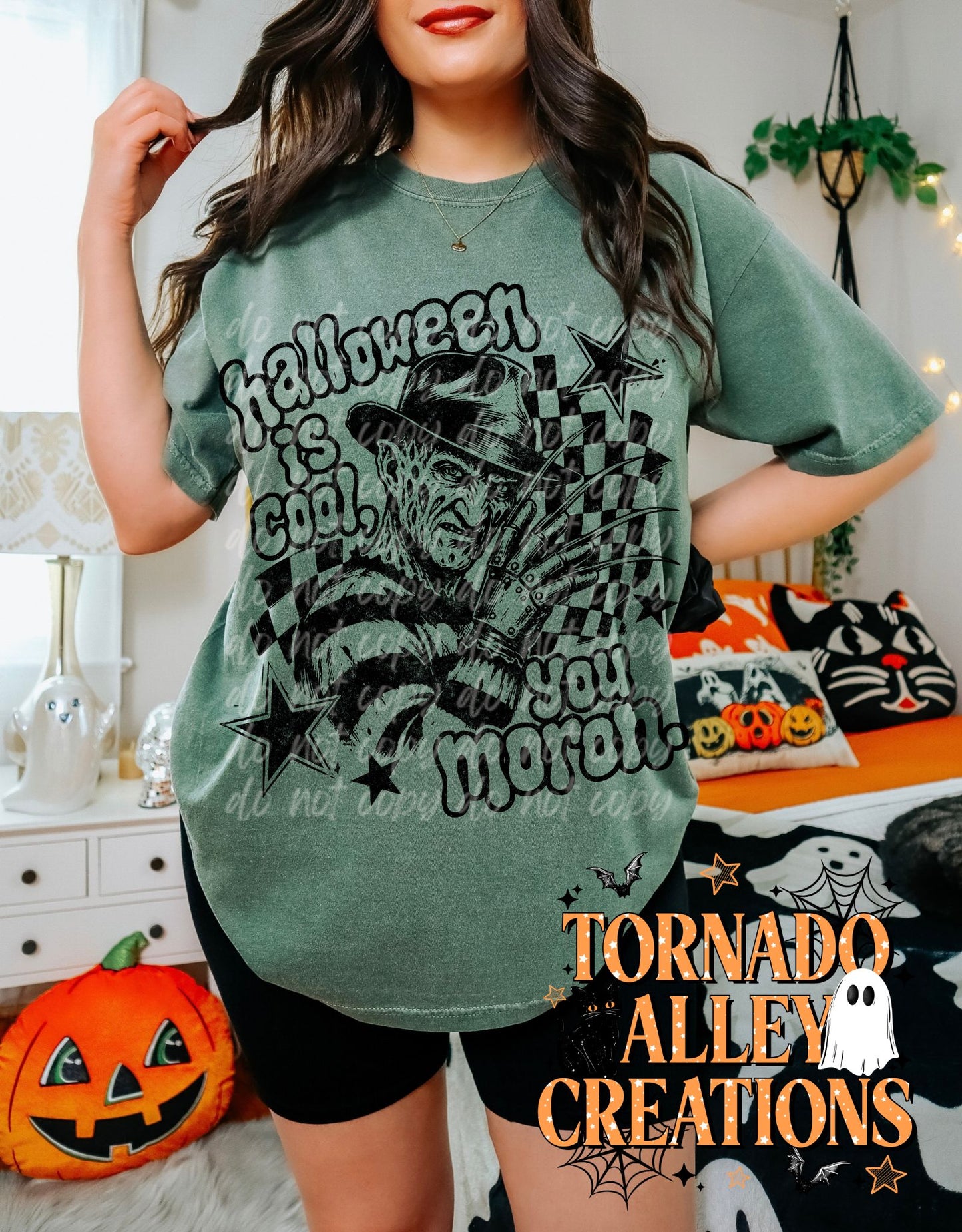 Halloween is Cool Moron Fred Tee