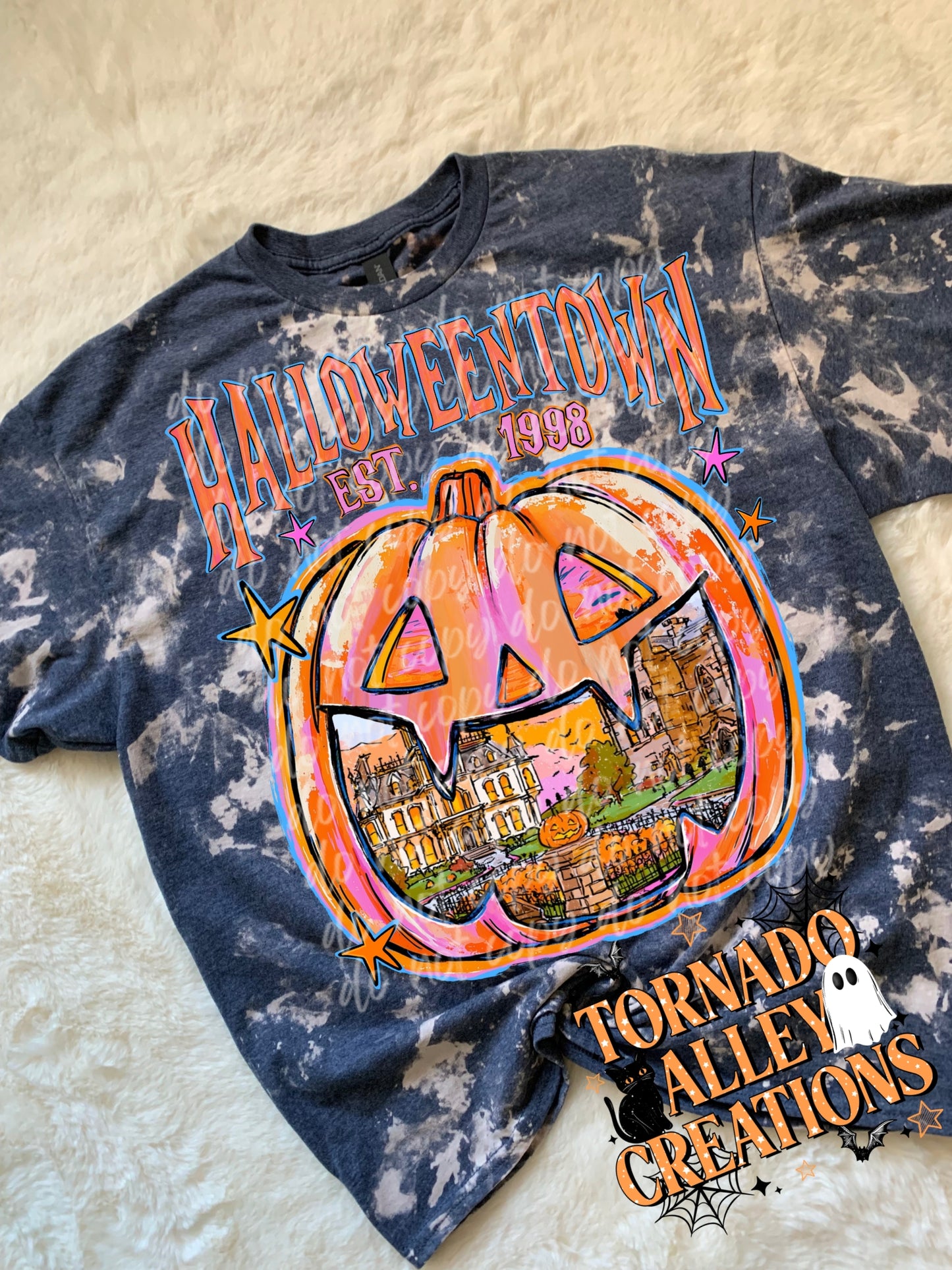 Halloween T Bleached Tee