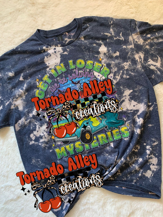 Solving Mysteries Bleached Tee