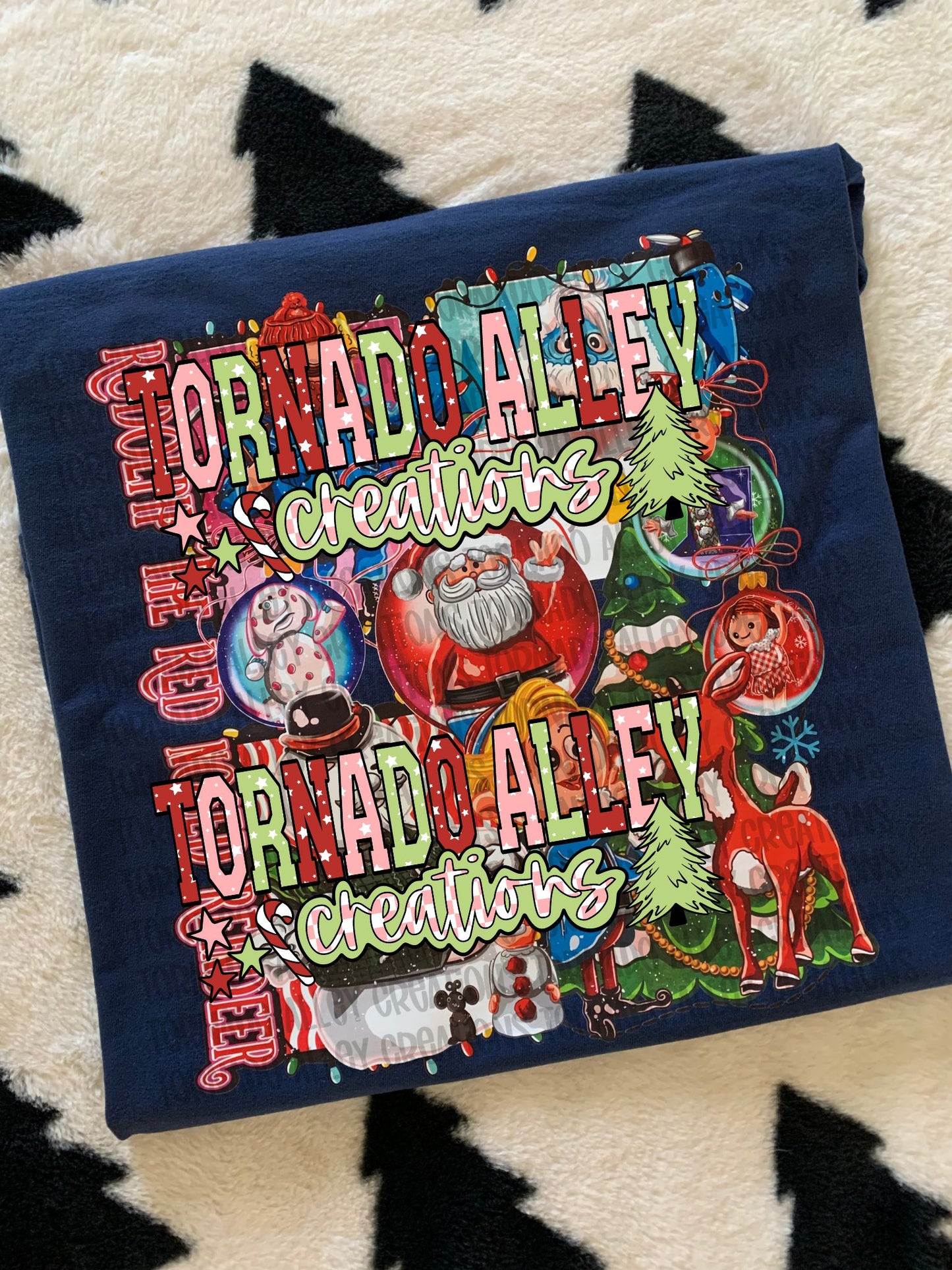 Cute Vintage Reindeer Tee