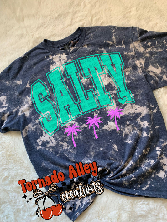 Salty Bleached Tee