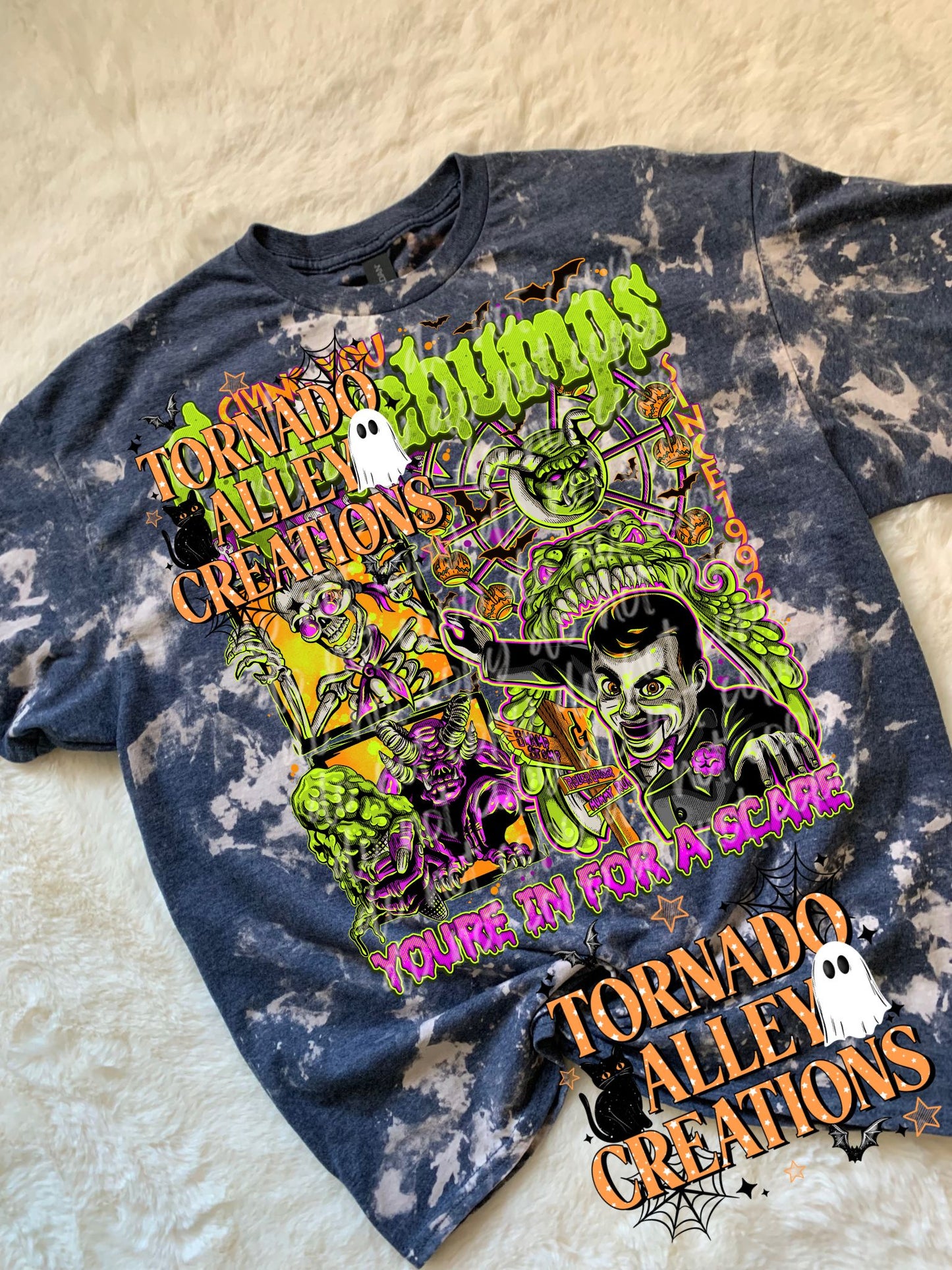 You're in for a Scare Bleached Tee