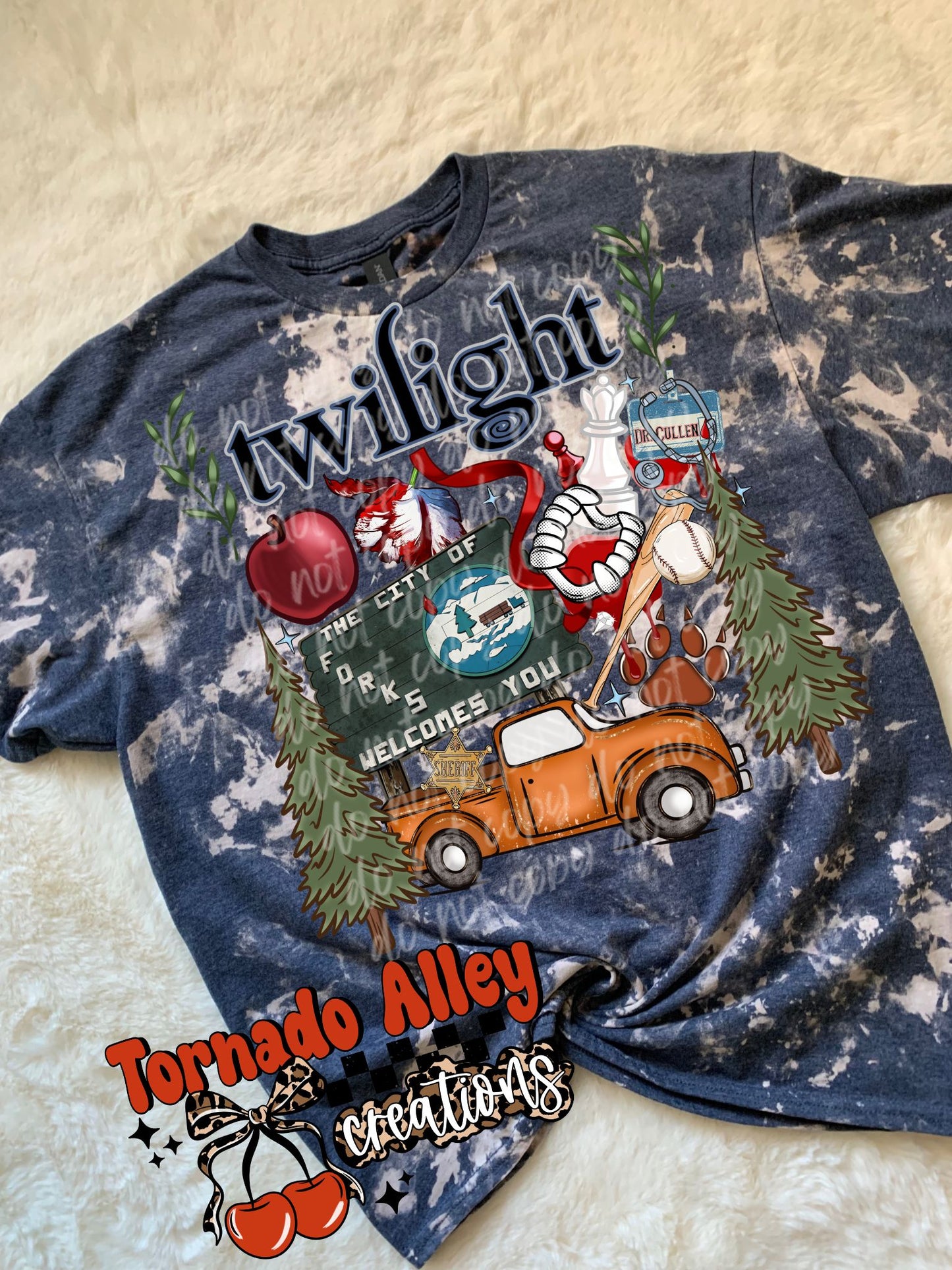 Vampire Bleached Tee