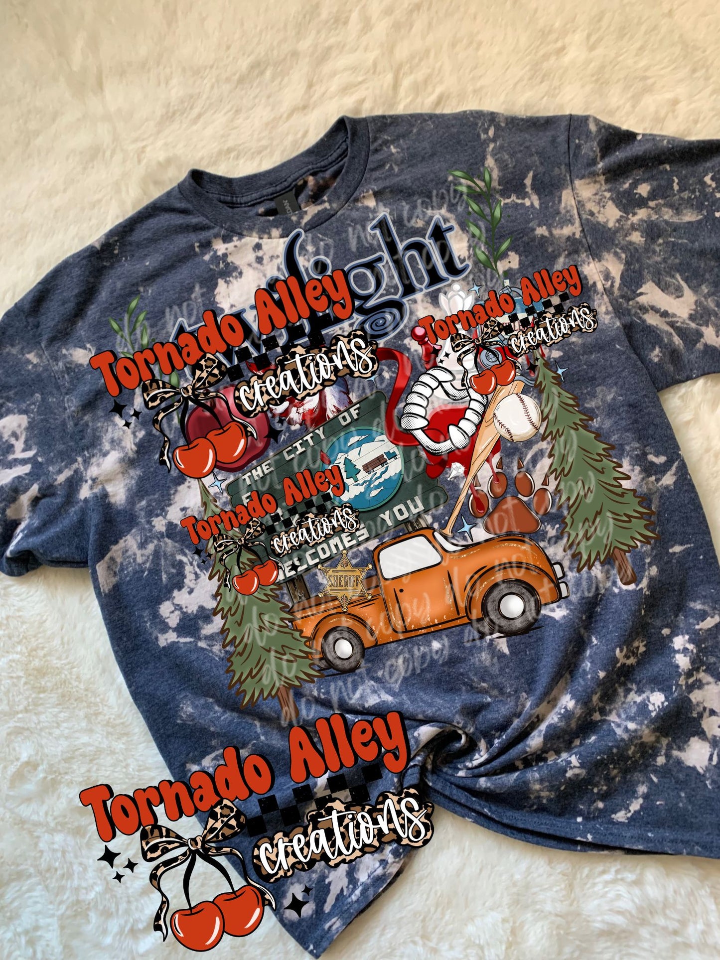 Vampire Bleached Tee