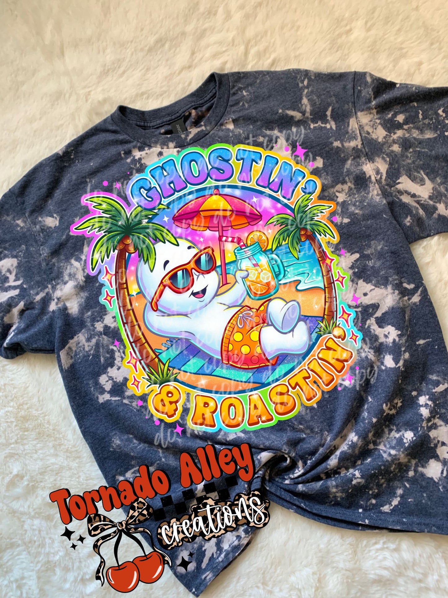 Ghostin Roastin Bleached Tee