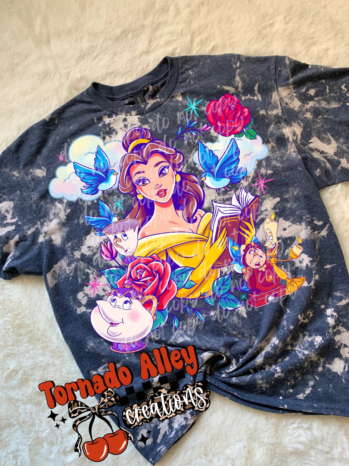 Retro Library Bleached Tee