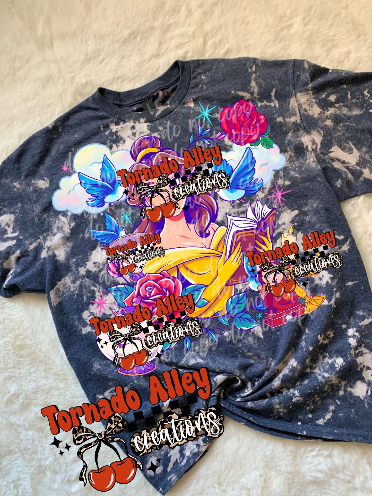 Retro Library Bleached Tee
