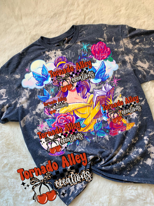 Retro Library Bleached Tee