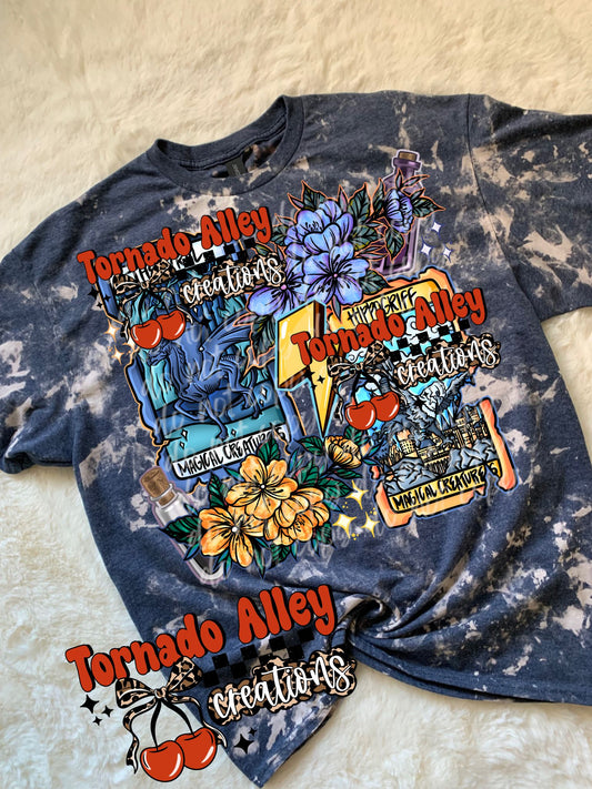 Magic Tarot Bookish Bleached Tee