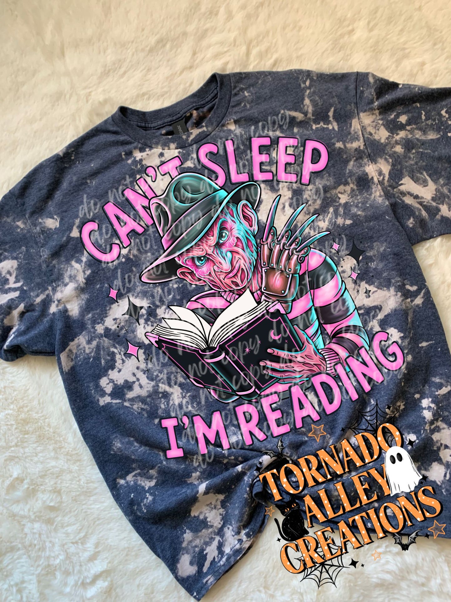 Can't Sleep I'm Reading Bleached Tee