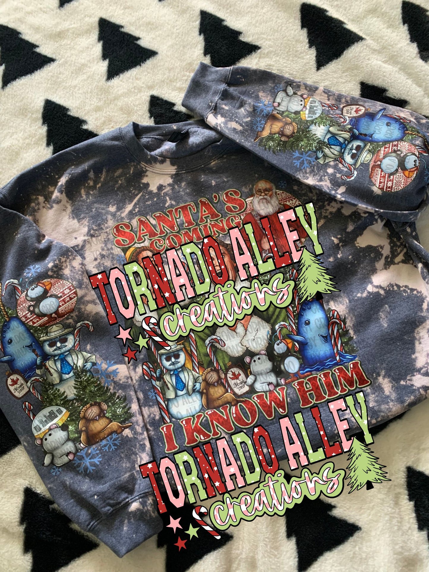 Santa I Know Him Crewneck