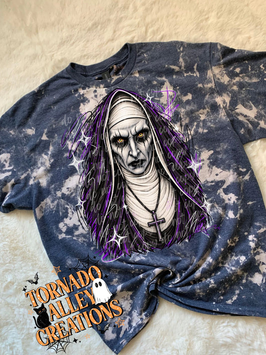 Horror Haunting Sketch Bleached Tee