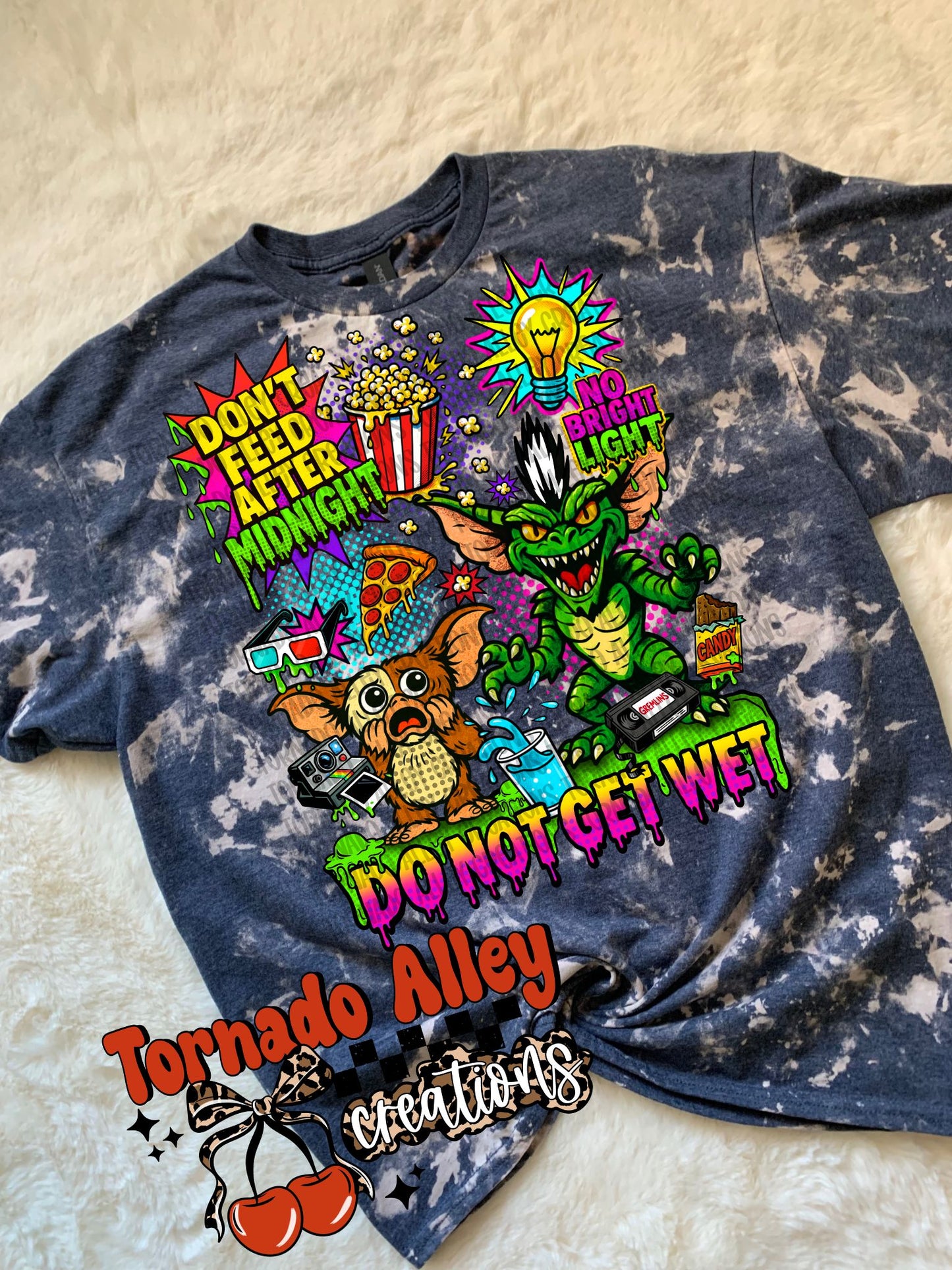 Do Not Get Wet Bleached Tee