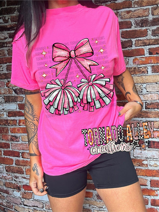 Cheer Pom Cherries Tee