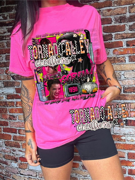 Spooky Neon Slasher Tee