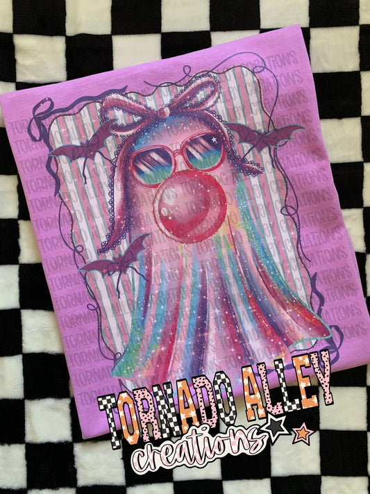 Spooky Neon Ghost Tee
